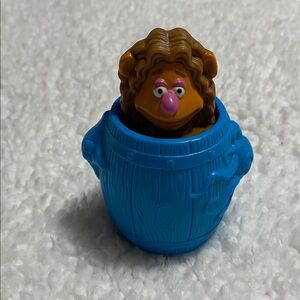 1995 Muppet Treasure Island McDonalds Happy Meal Tub Toys Fozzie Bear vintage